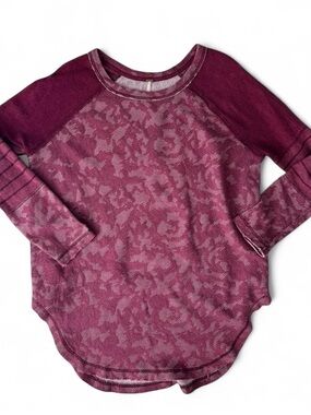 Free People Bed of Roses Raglan Long Sleeve